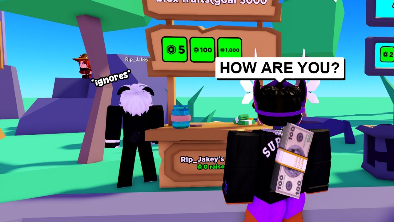 They IGNORED Me Because I Was POOR, So I Did This.. (Roblox Pls Donate)