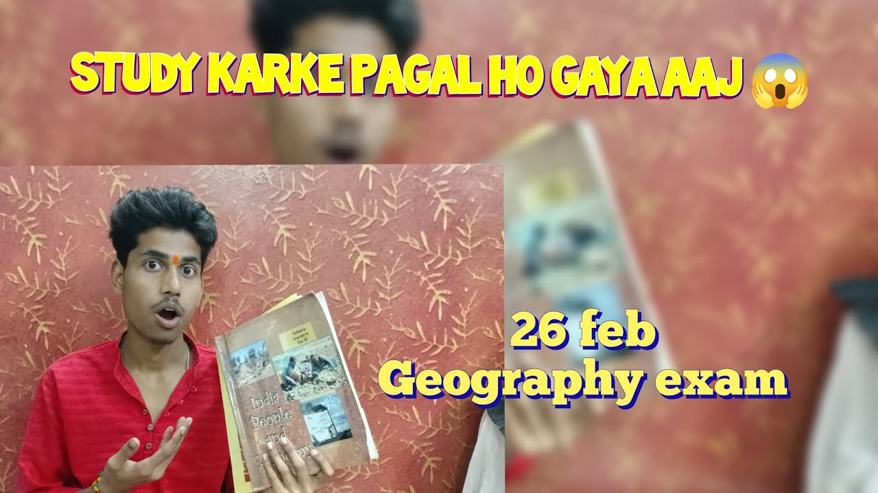 Exam ki vajah se padhi karni padegi 😞