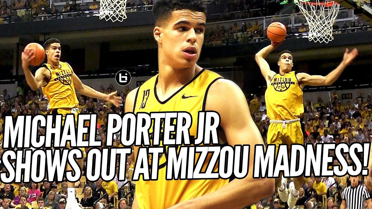 Michael Porter Jr Brings JELLY to Mizzou Midnight Madness!! Scrimmage Highlights!