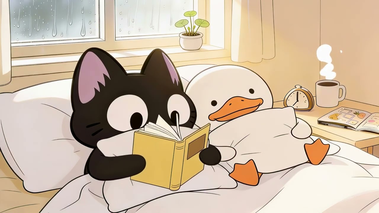 Just Take the First Step 📚 Cozy Room on a Rainy Day / Lo-fi Jazz for Study & Focus