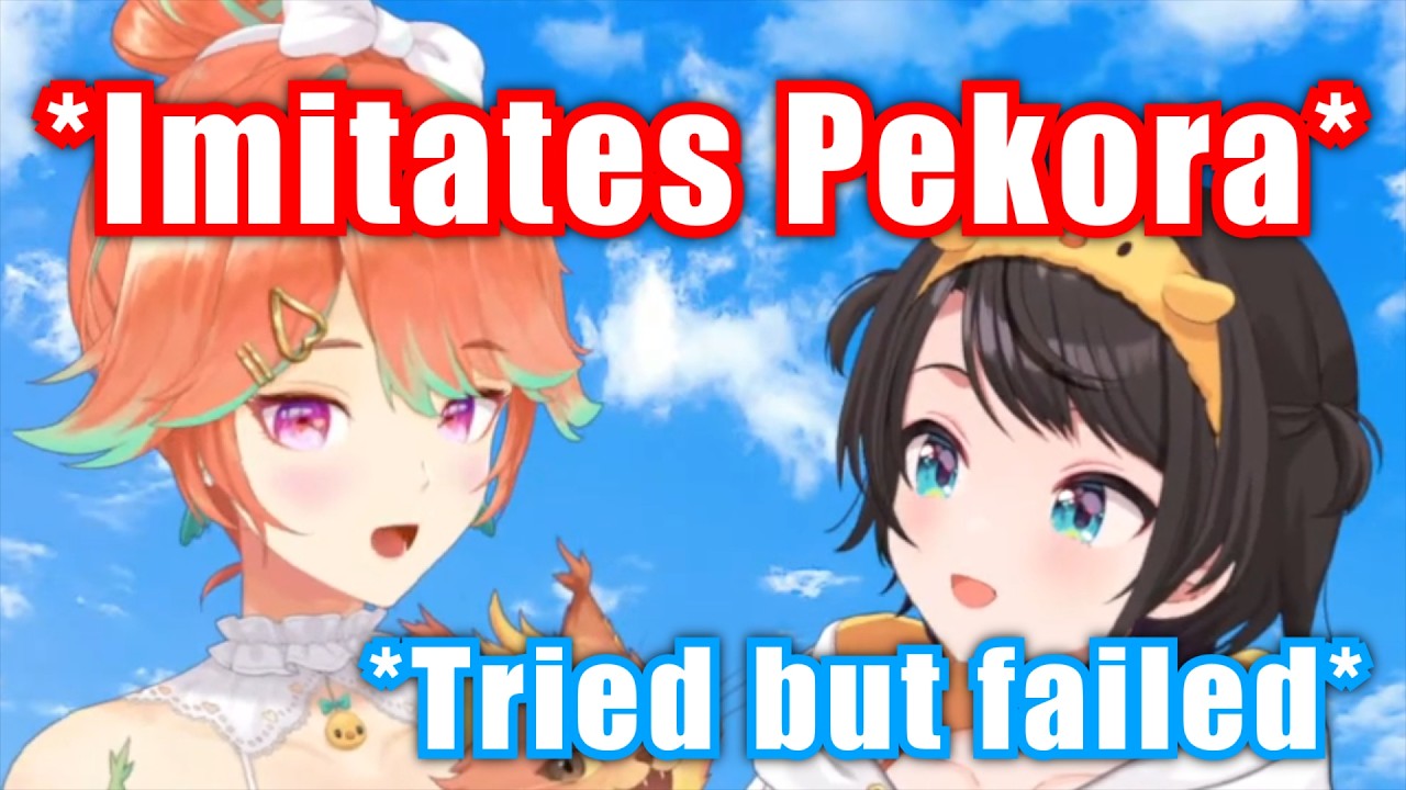 Kiara Perfectly Imitates Pekora But Subaru Failed Horribly【Hololive】