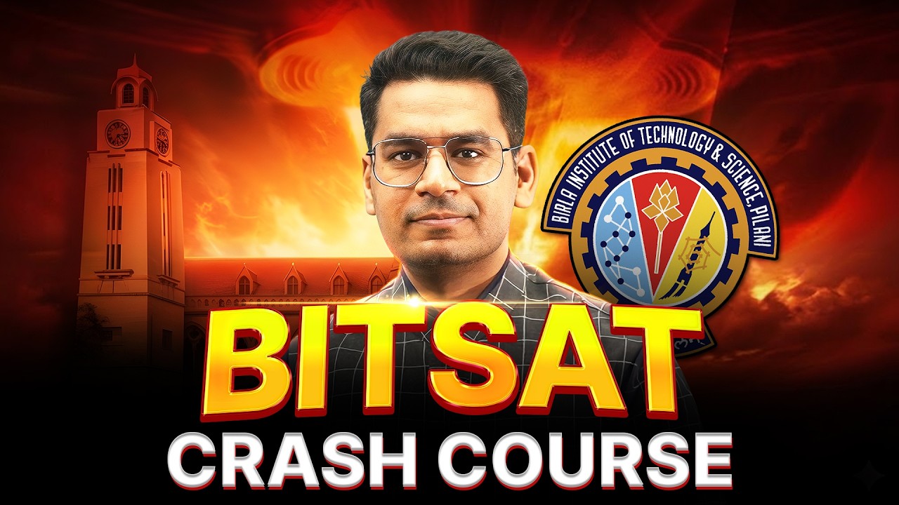 BITSAT 2026 Crash Course (New Batch): Let's go Pilani! MathonGo | Anup sir