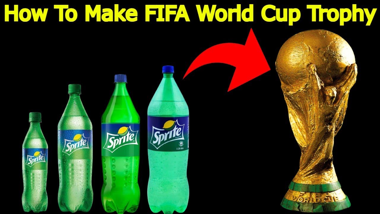 How to make Trophy , How to make FIFA World Cup Trophy , how to make World Cup Trophy with Bottle