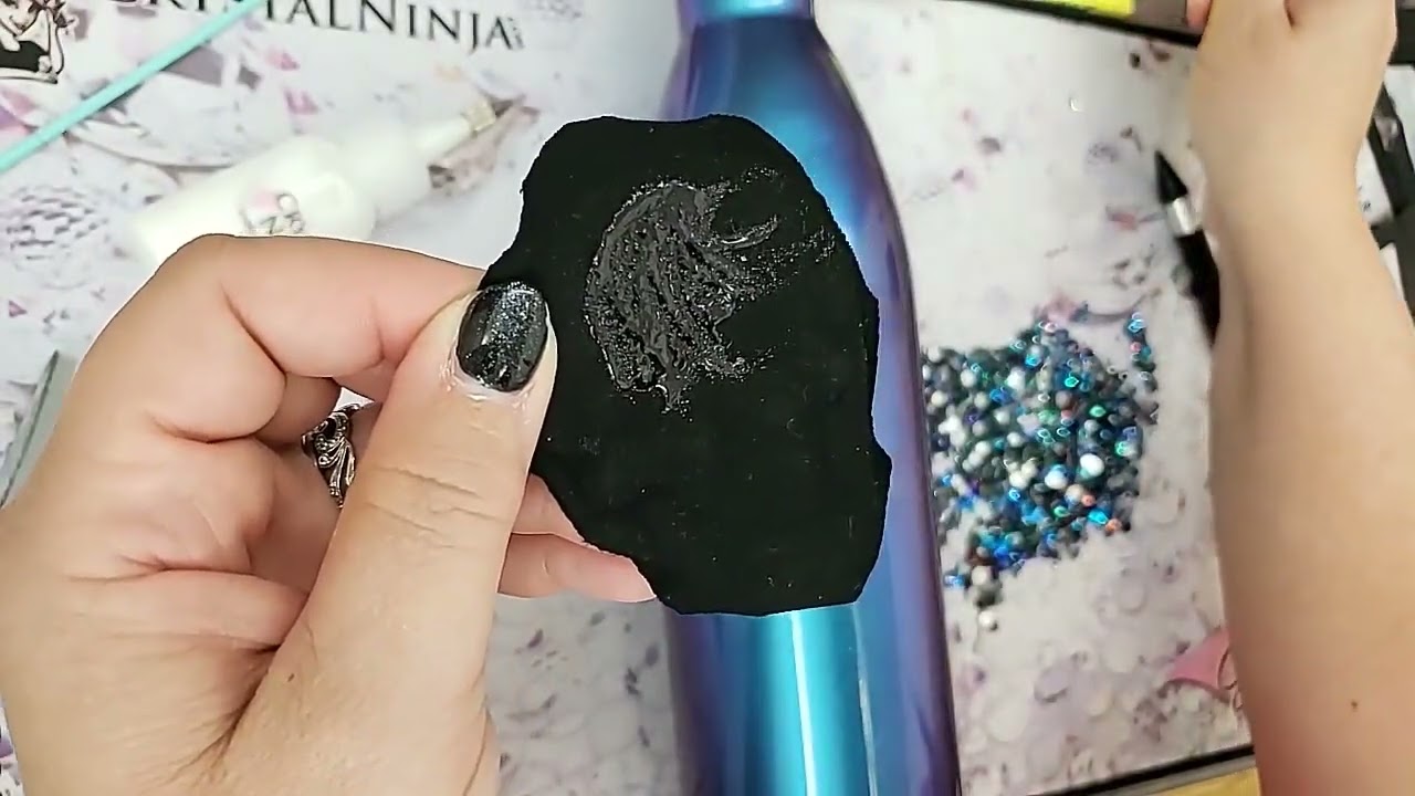 HOW to use HOTfix bling and rhinestone motifs on Epoxy Rhinestone Tumblers