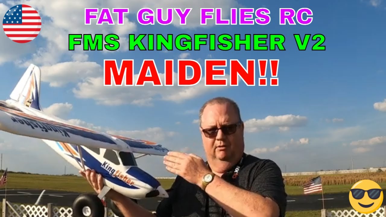 MAIDEN! FMS KINGFISHER V2! OOHHH YEAH!! by FAT GUY FLIES RC