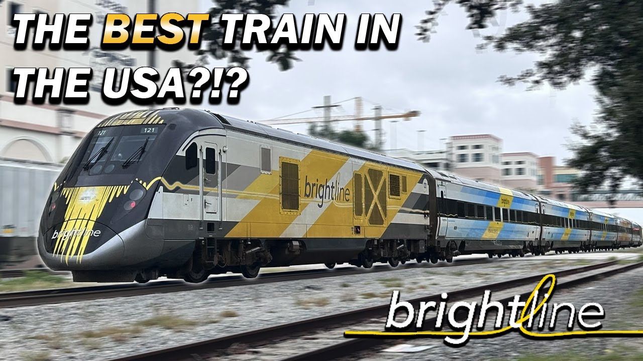 America’s INCREDIBLE PRIVATE Intercity Train - Orlando to Miami with Brightline