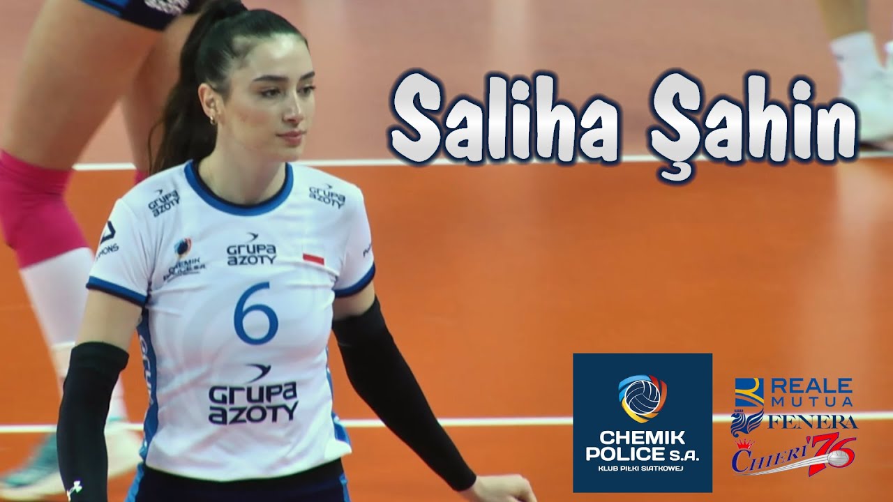 Najlepsze momenty Saliha Şahin 🏐 POLICE vs CHIERI'76 #salihaşahin #siatkówka