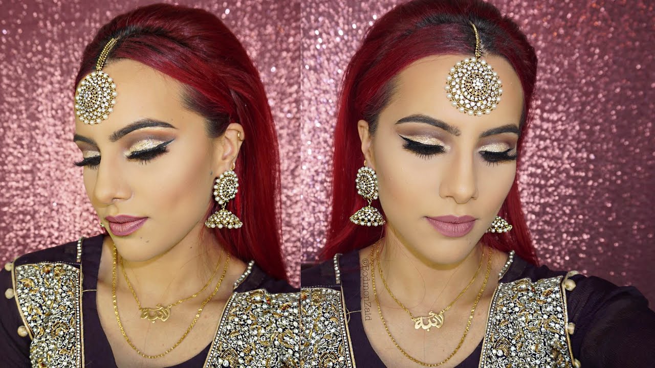 GRWM: glitter cut crease