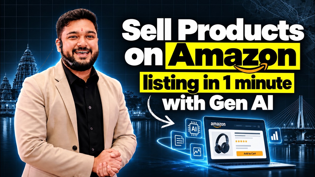 Sell Products on Amazon | Listing in just 1 minute with Gen AI | Social Seller Academy