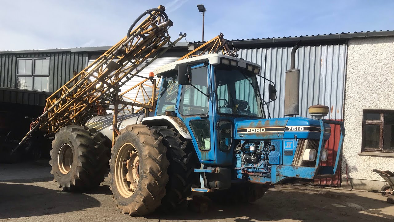 GO WIDE OR GET STUCK!! -- DUALING UP OUR FORD 7610 CHAFER SELF-PROPELLED SPRAYER
