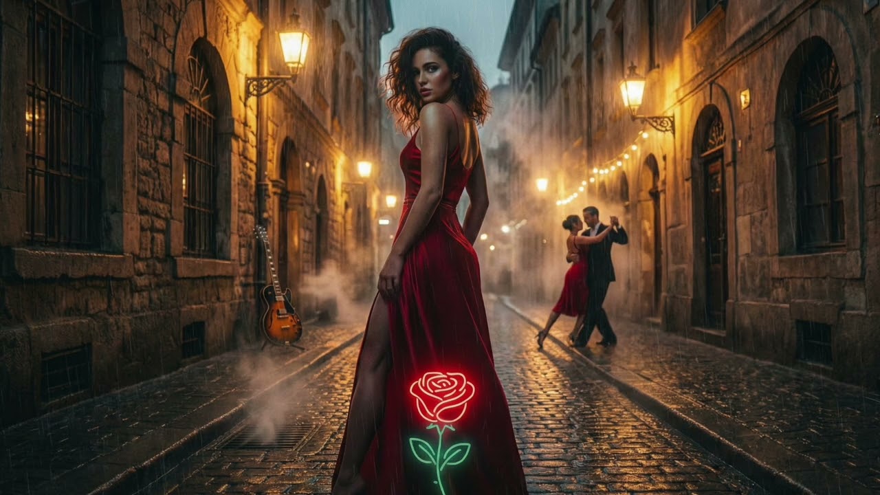 Neon Rose Official Audio 432Hz | Electronic Tango & Dark Synthwave