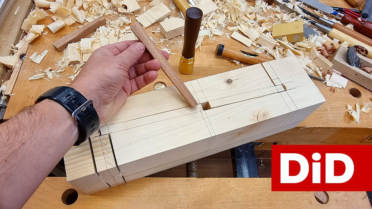 1089. Japan Joinery: Kanawa Tsugi - połączenie wzdłużne do belek poziomych