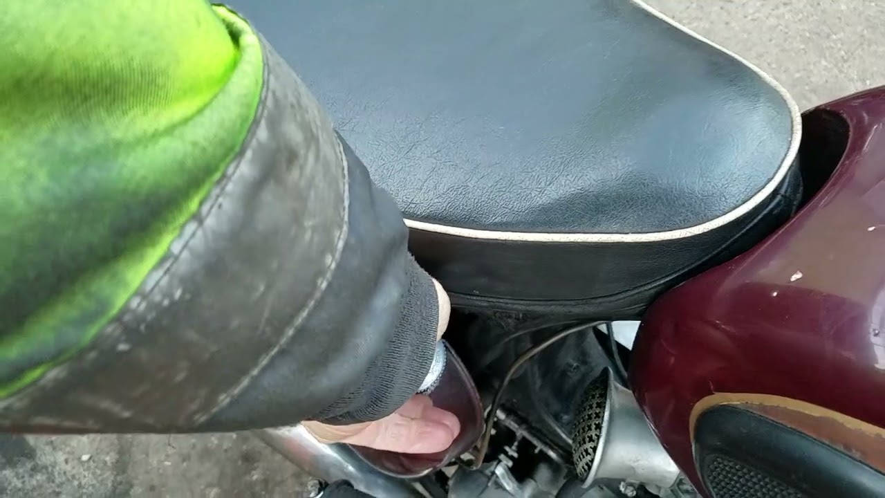 1956 BSA B33 500cc at Andy Tiernans #09074BSA