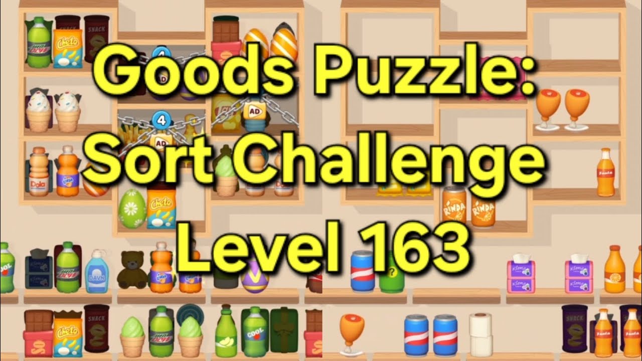 Goods Puzzle: Sort Challenge - Level 163 Goods Sorting