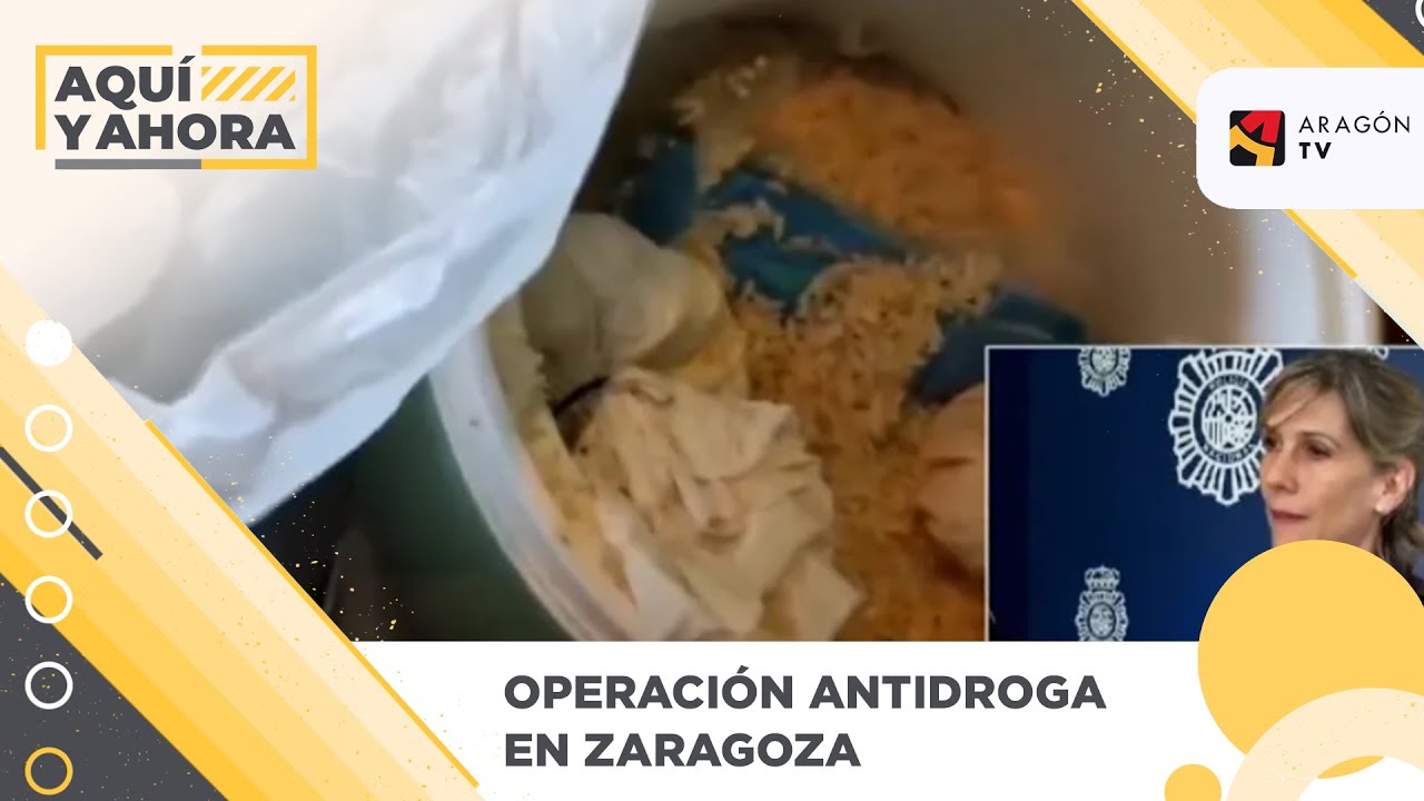 Operación antidroga en Zaragoza
