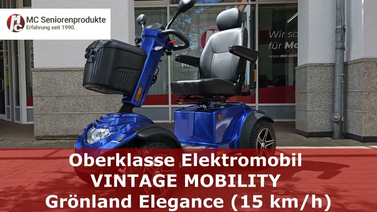 Oberklasse Elektromobil - VINTAGE MOBILITY Grönland Elegance (15 km/h)