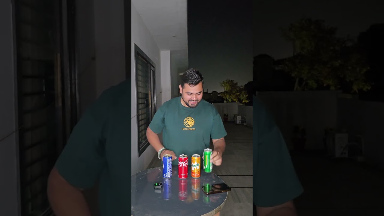 Rock paper scissor new coldrink can challenge