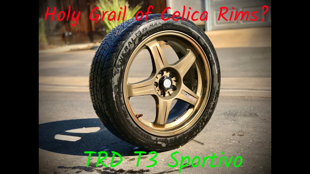 TRD T3 Sportivo Rims On A Tsunami Celica GT-S (Made by Rays Japan)