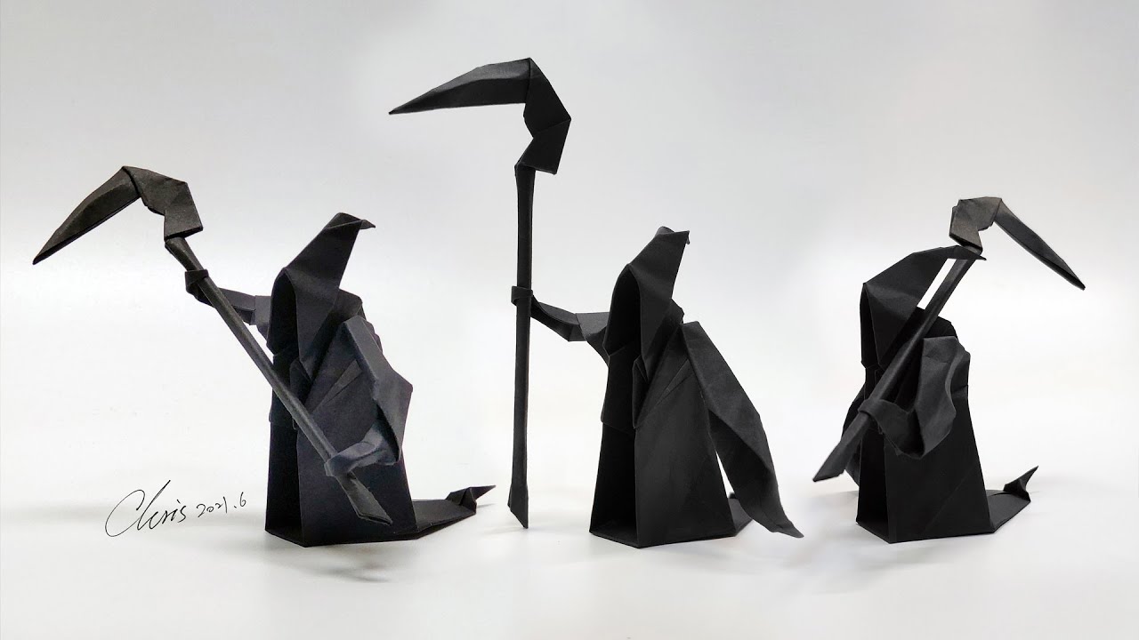 Origami an god of death sickle