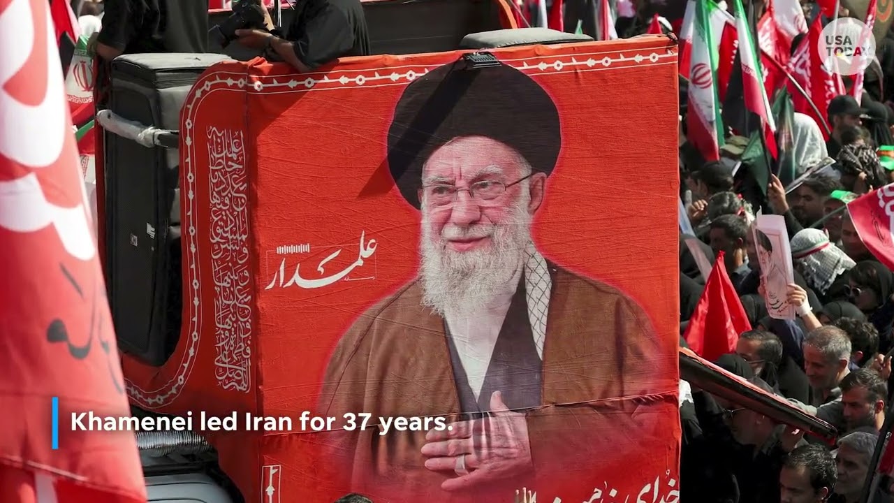 A funeral procession for Iran's Supreme Leader drew massive crowds in Tehran