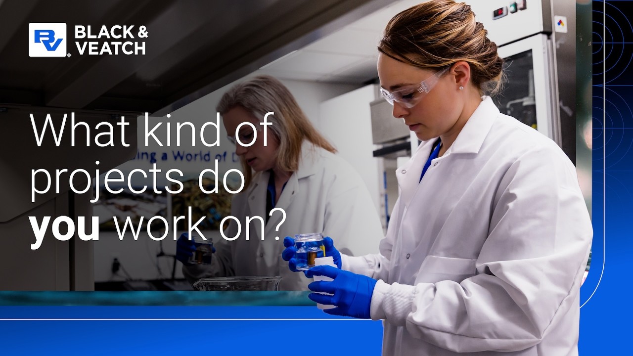 What kind of projects do you work on? Shaping the future of water.