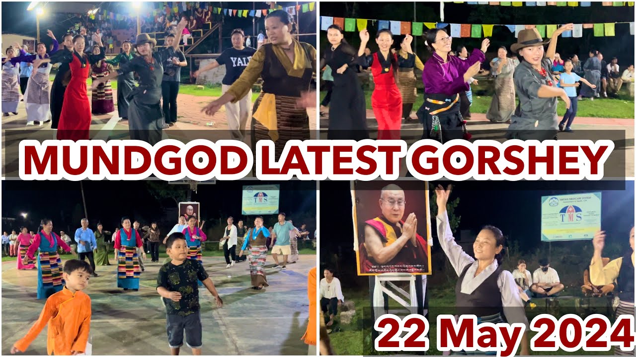 Mundgod Latest Gorshey on 22 May 2024 || Tibetan Gorshey || Mungod Gorshey 💃🕺