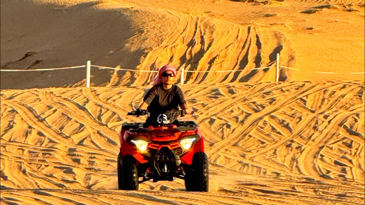 Dubai Desert Safari Experience😊 #dubai #desertsafari  #winterindubai 