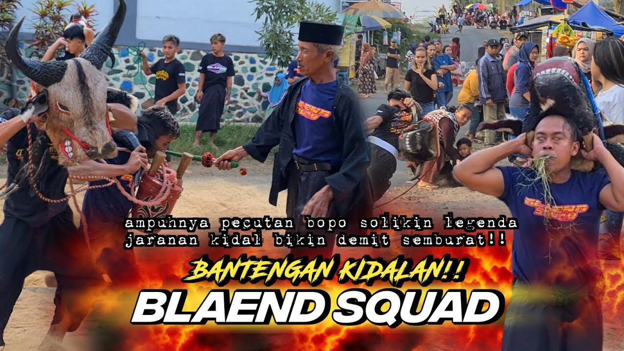 BANTENGAN BLAEND SQUAD!! demit bantengan semburat mobat mabit akibat pecutan keramat bopo solikin!!