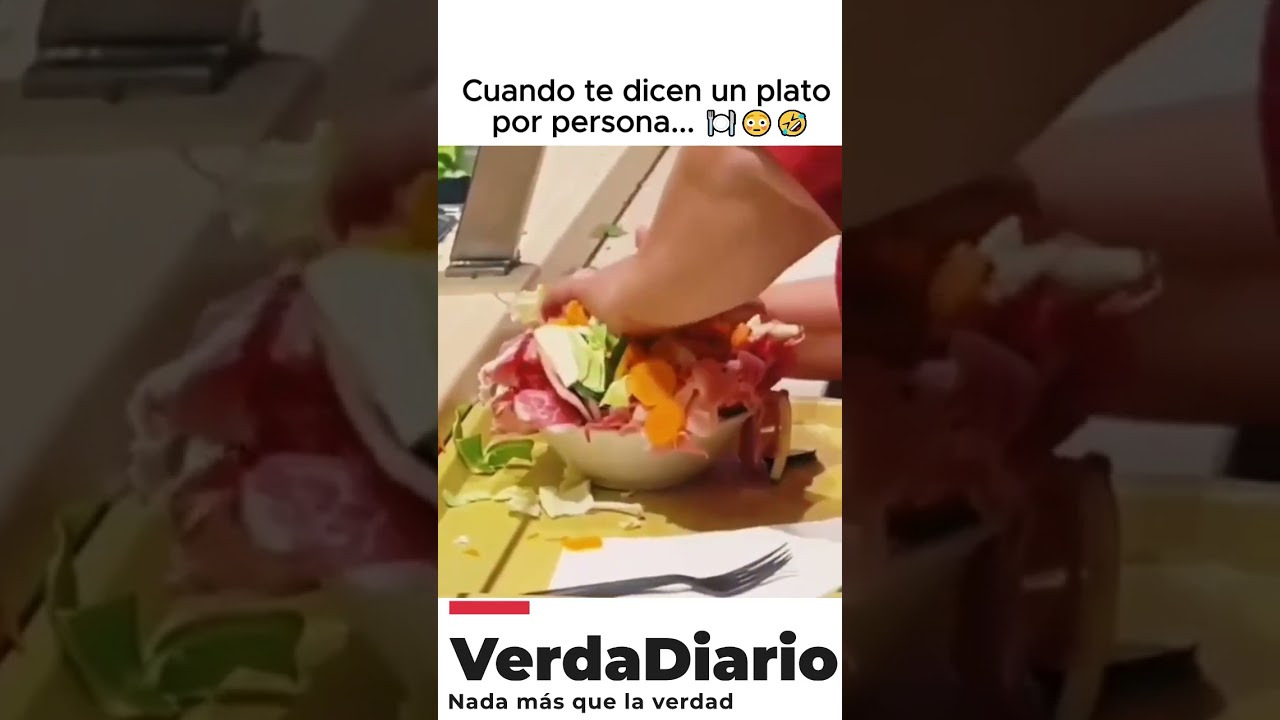 Cuando te dicen un plato por persona... 🍽😳🤣