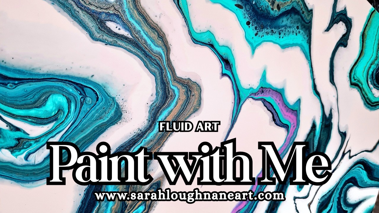 This Fluid Pour Created Natural COASTLINES 🌊