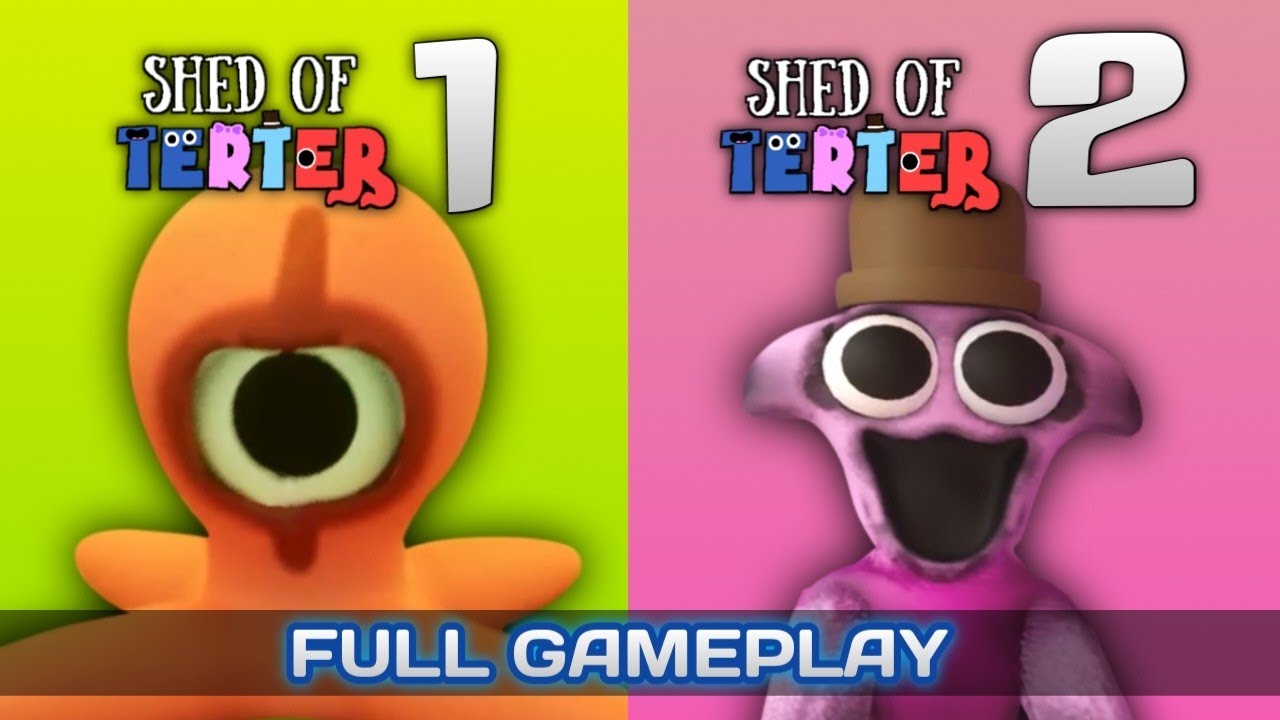 SHED OF TERTER All Chapters 1,2 (Remake) Full Gameplay - Mascot Horror