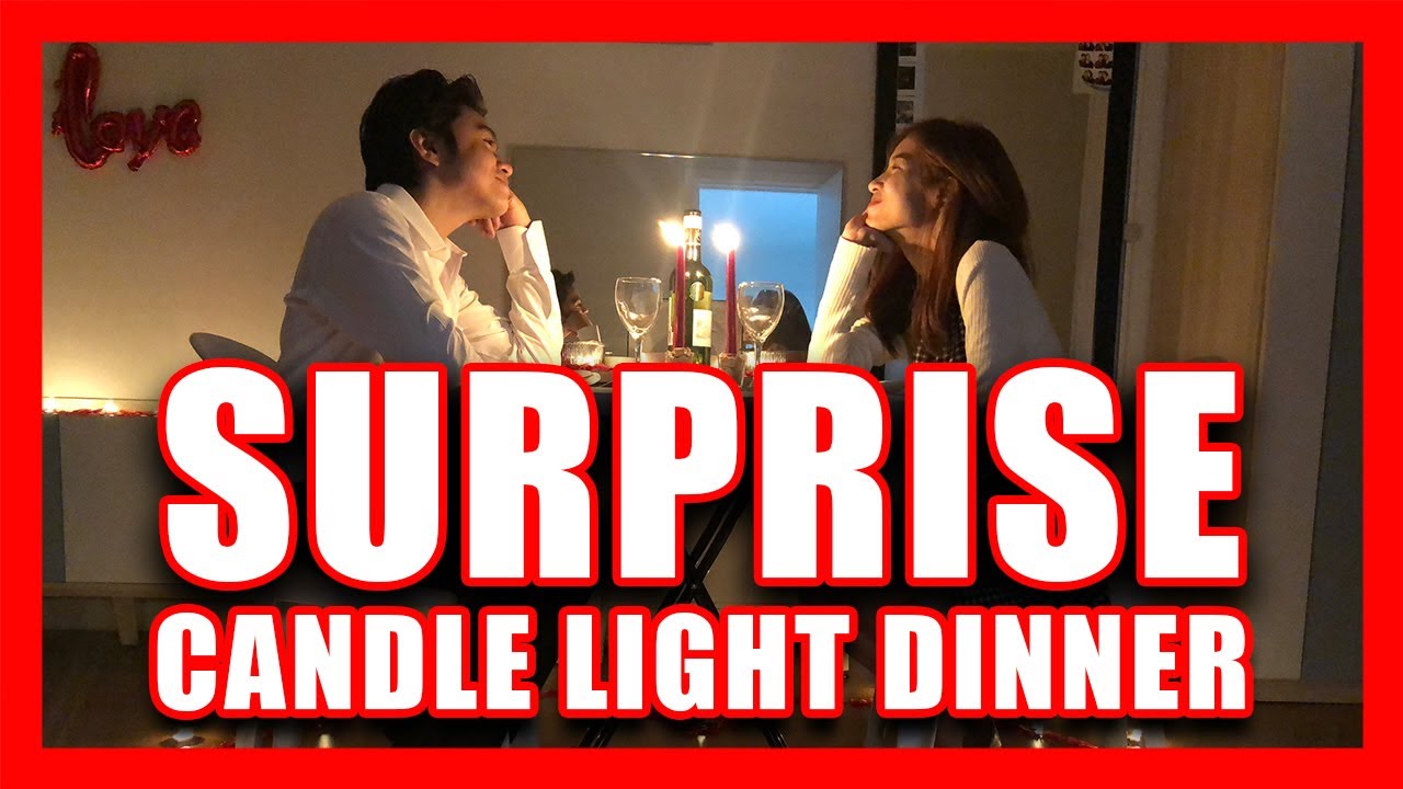 Romantic Candle Light Dinner at Home