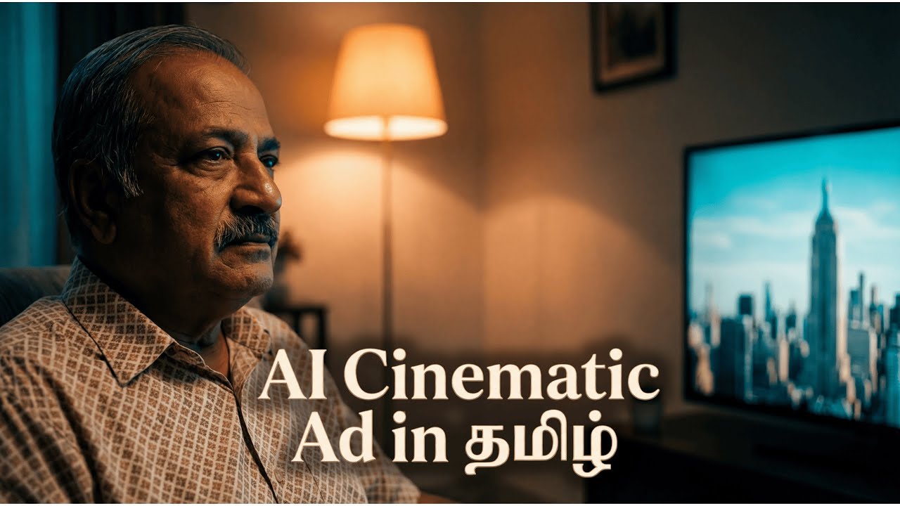 AI Cinematic Ad | Using Google Veo 3.1 #tamil 😱#aivideo