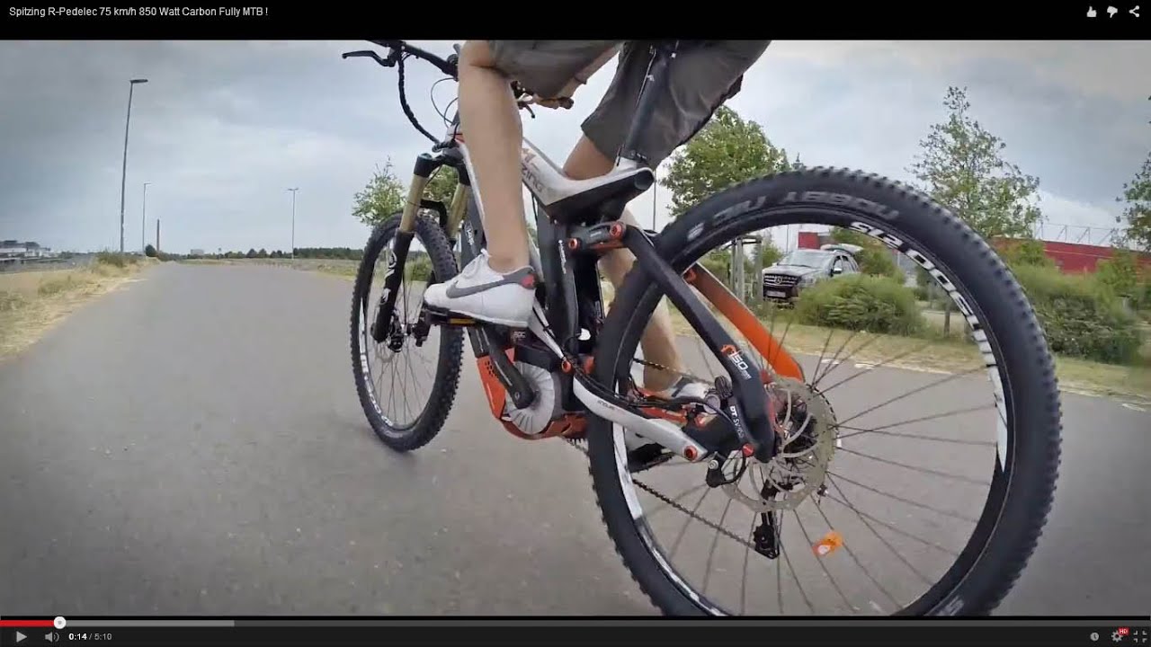 Spitzing R-Pedelec 75 km/h 850 Watt Carbon Fully MTB !