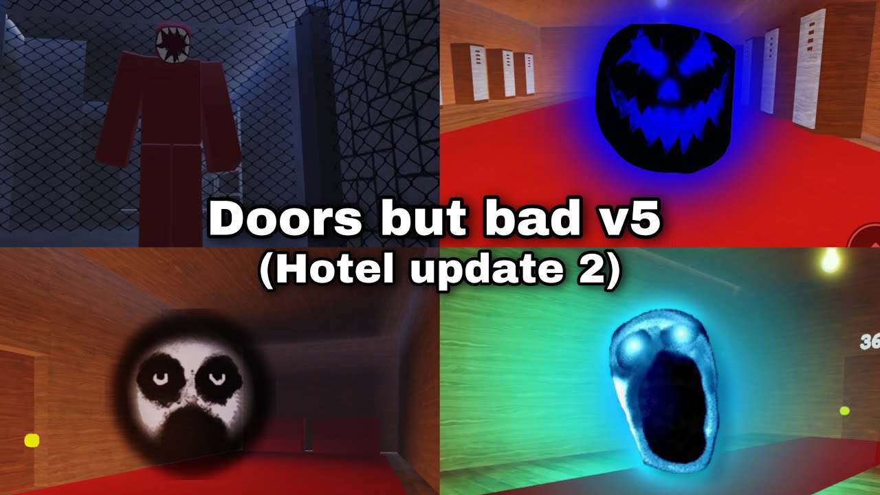 (Roblox) Doors but bad v5 (Hotel update 2) Full Gameplay