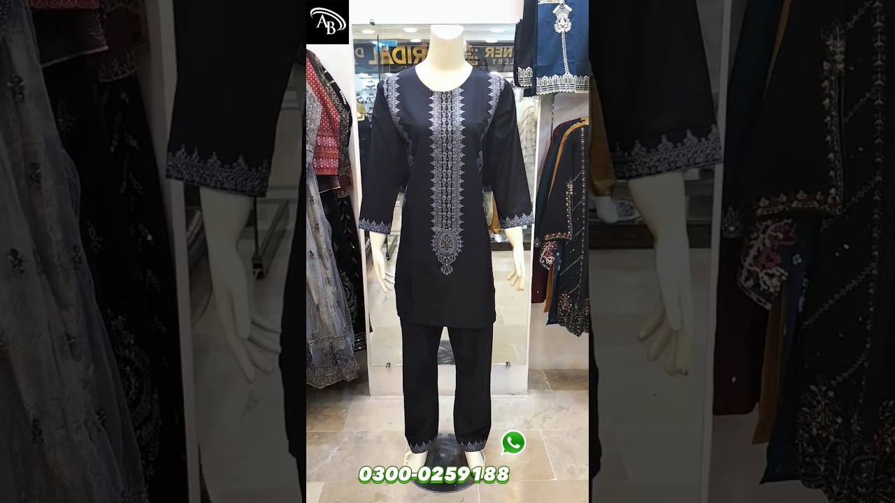 Eid Collection Cotton Dress Design || Branded Fabric 