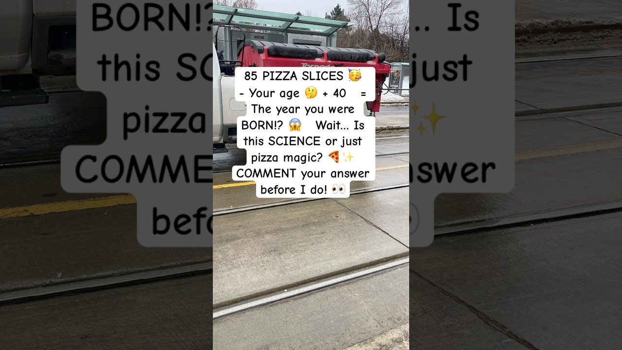 🍕 99% людей НЕ ПРОХОДЯТ этот тест по математике, связанный с пиццей&hellip; А вы сможете?! 😂
