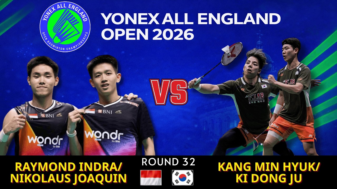 🔥 UNSTOPPABLE POWER 🔥 Kang Min Hyuk/Ki Dong Ju (KOR) vs Raymond INDRA/Nikolaus JOAQUIN (INA) | R32