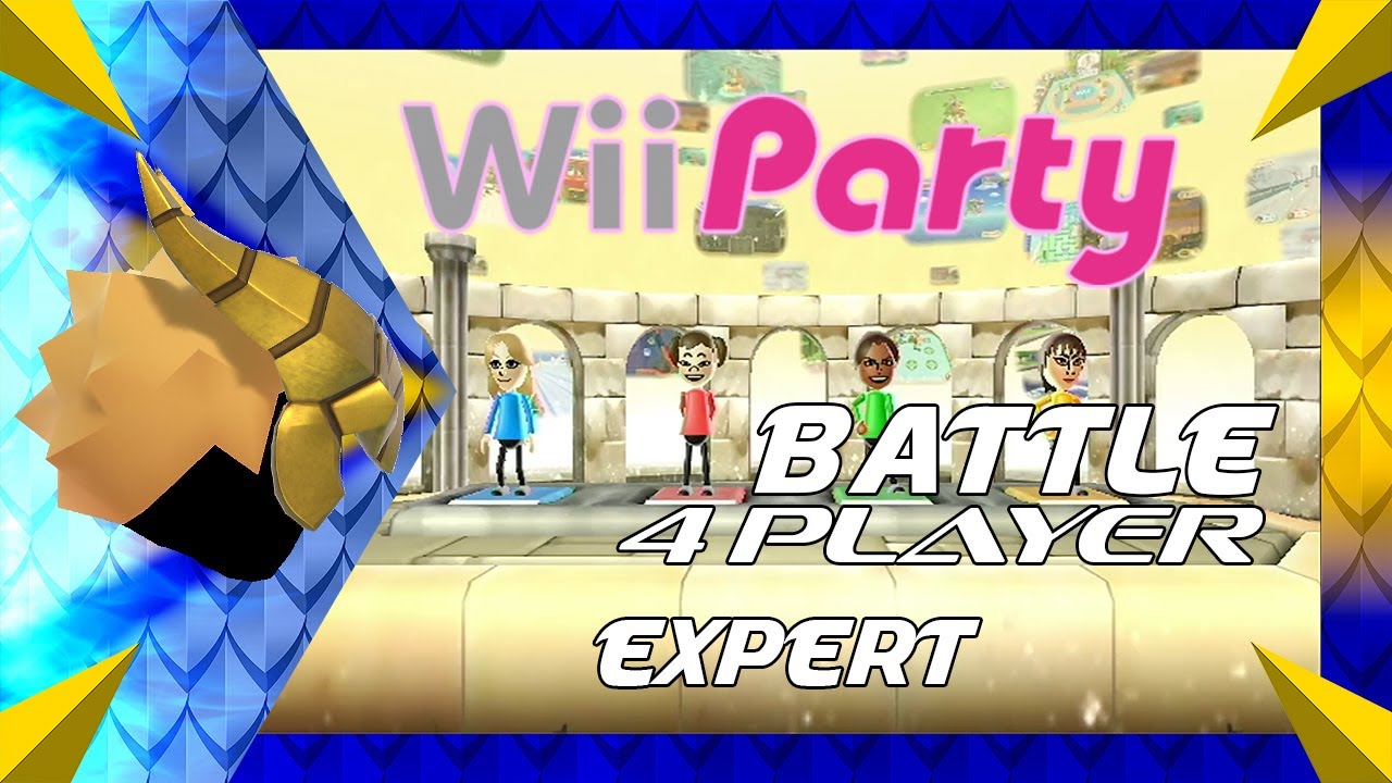 Wii Party - Battle 4-Player (Expert) Rumi vs Midori vs Hayley vs Susuna