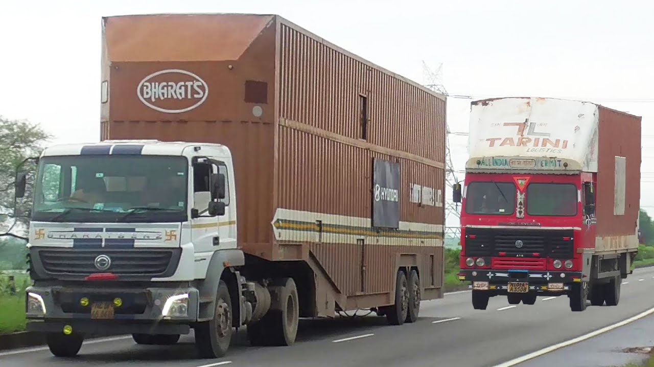 Giant TATA Lorry Trucks on Highway Roads || Truck Videos || TRUCK WALA