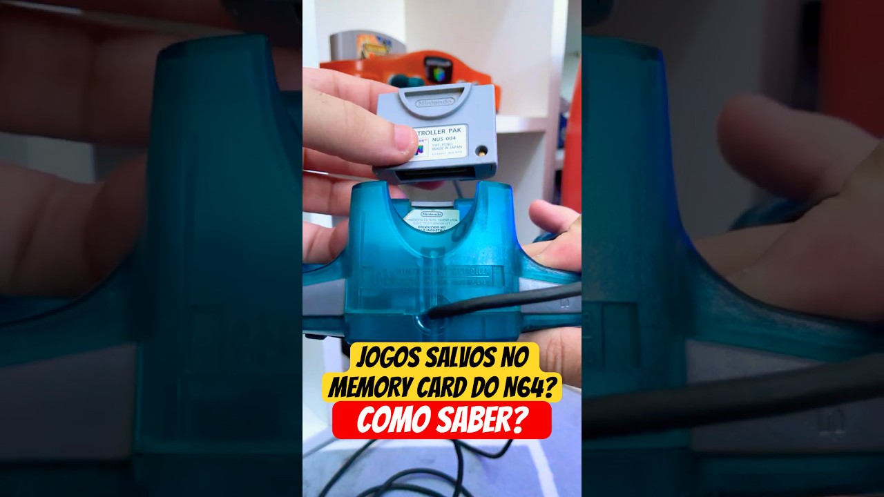 Como acessar o Memory Card do N64? #nintendo64 #memorycard #dicas