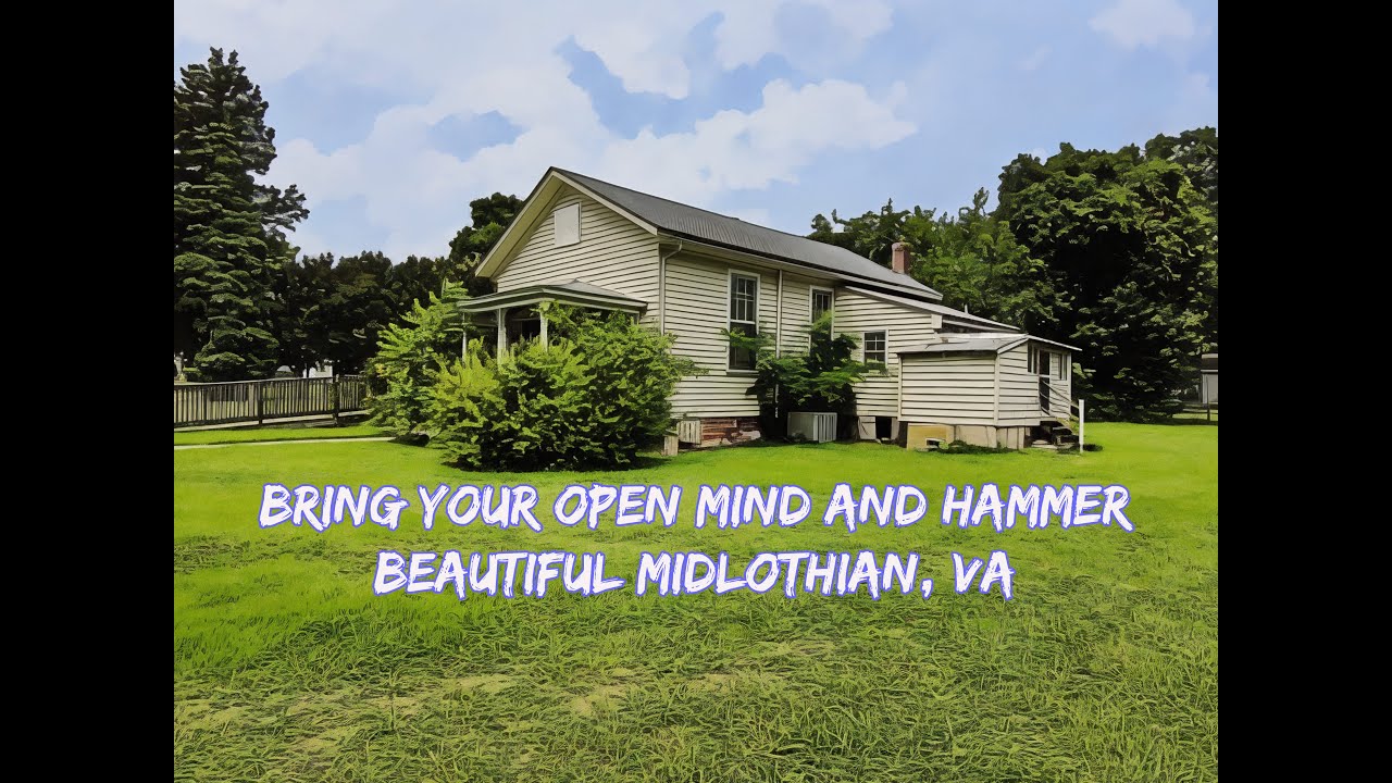 Renovation Potential In Midlothian VA Special Financing +$199,950+
