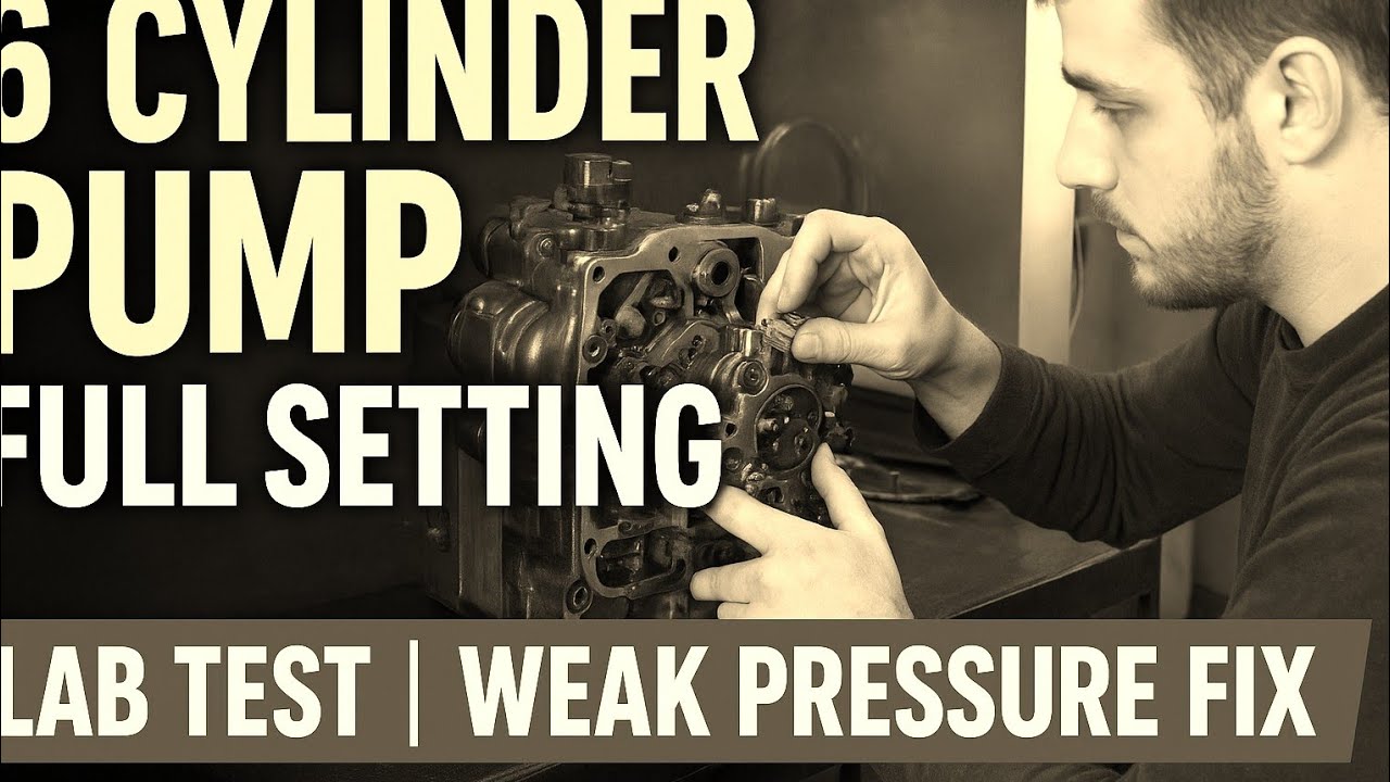 Road Roller Fuel Injection Pump | Easy settings how the fuel injection pump of a road roller work,