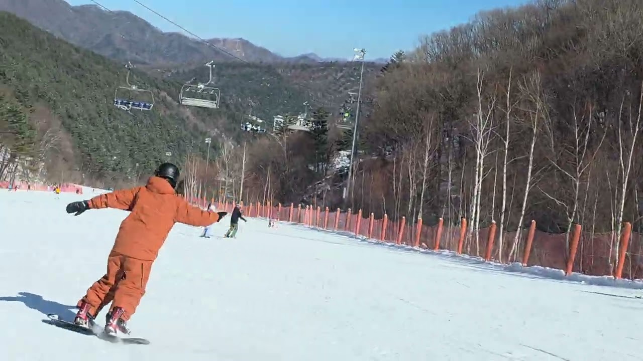 하이원  전향각  1일차  카빙연습