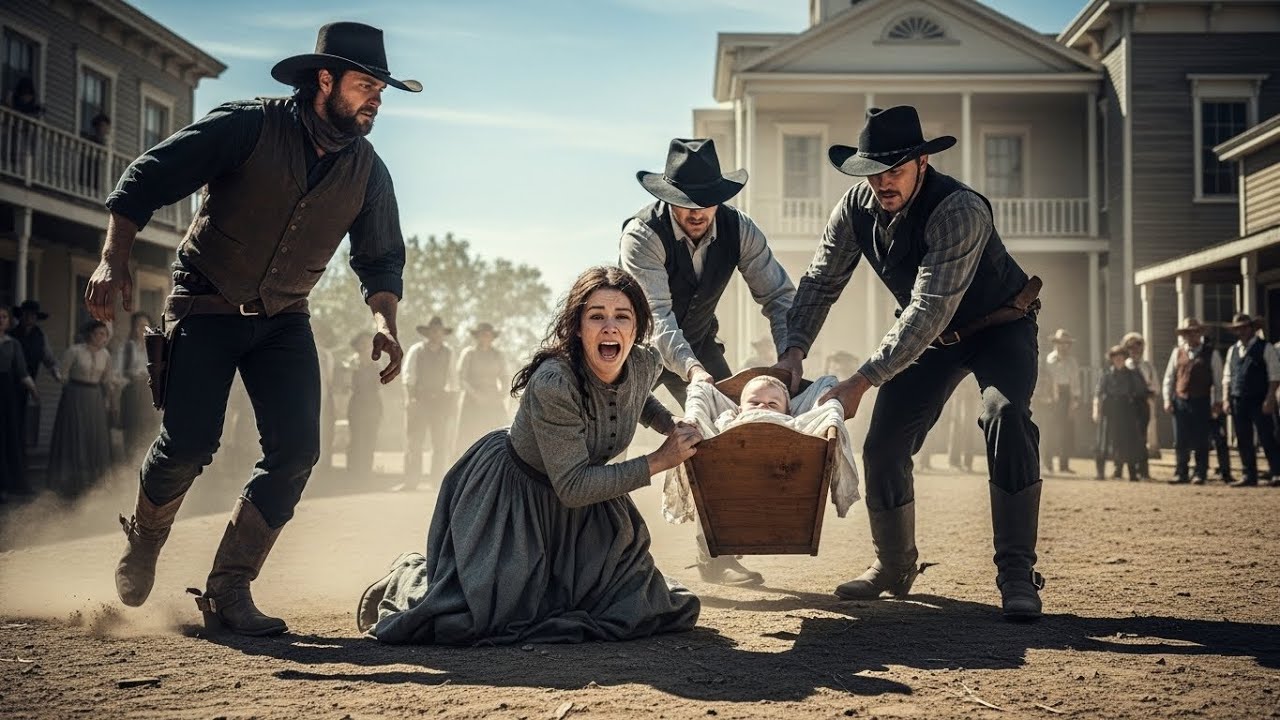 Her Baby Was Seized for Debt&hellip; Until a Silent Cowboy Arrived and Changed Everything