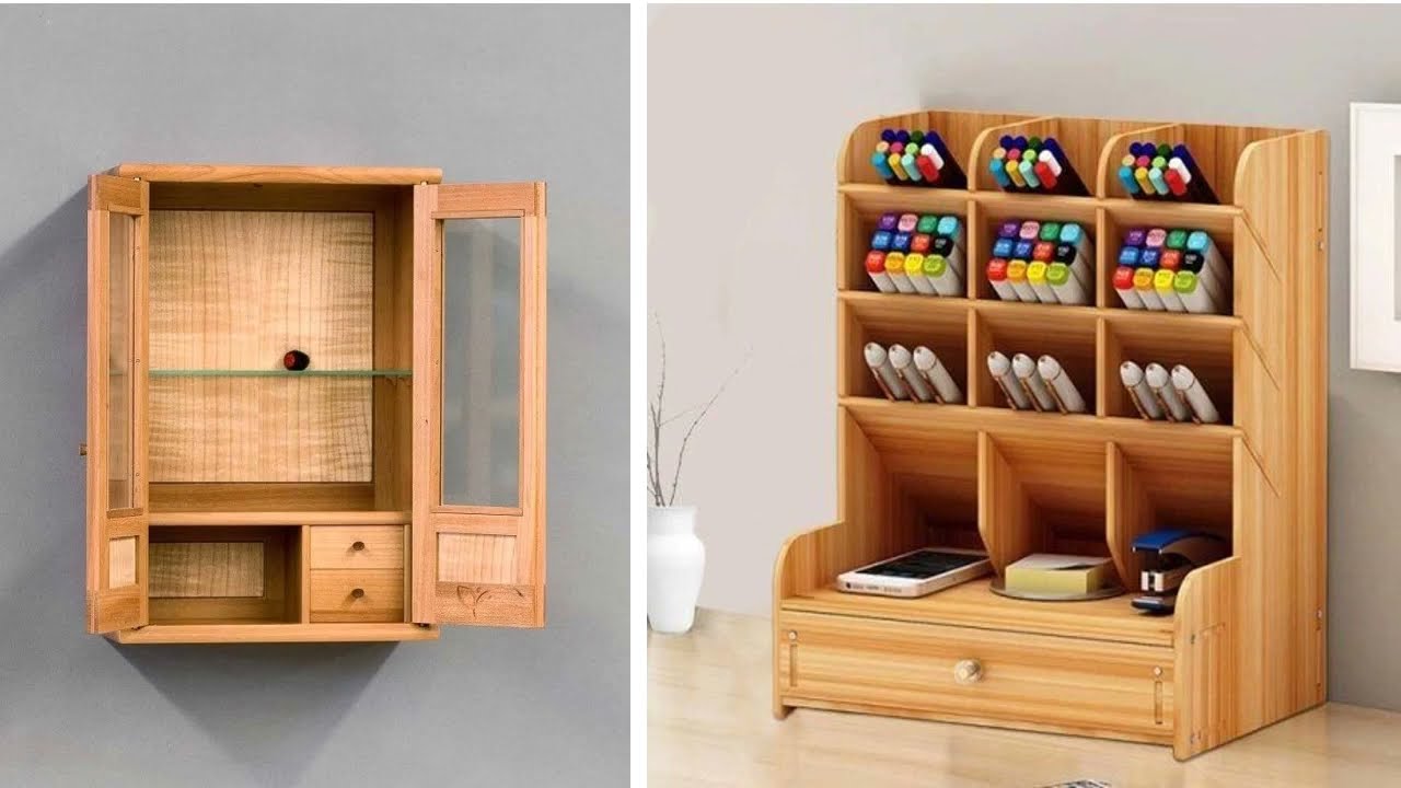 Wood creative skill design idea | wall shelves Design