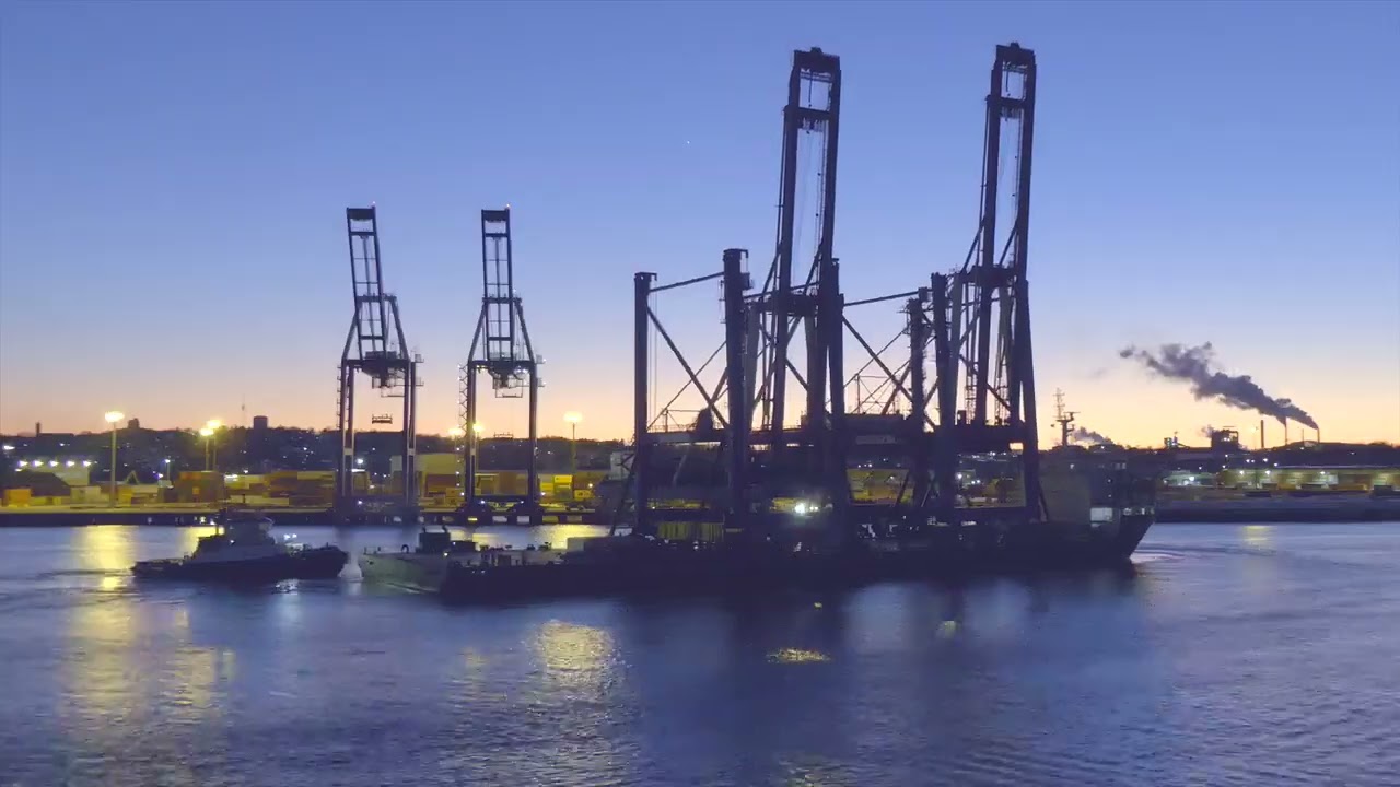New Cranes Arrival | Port Saint John | New Brunswick, Canada