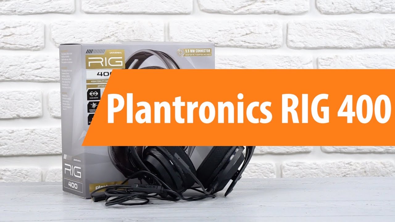 Распаковка Plantronics&nbsp;RIG 400 / Unboxing Plantronics&nbsp;RIG 400