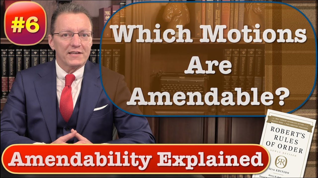 How do you change a motion in a meeting?