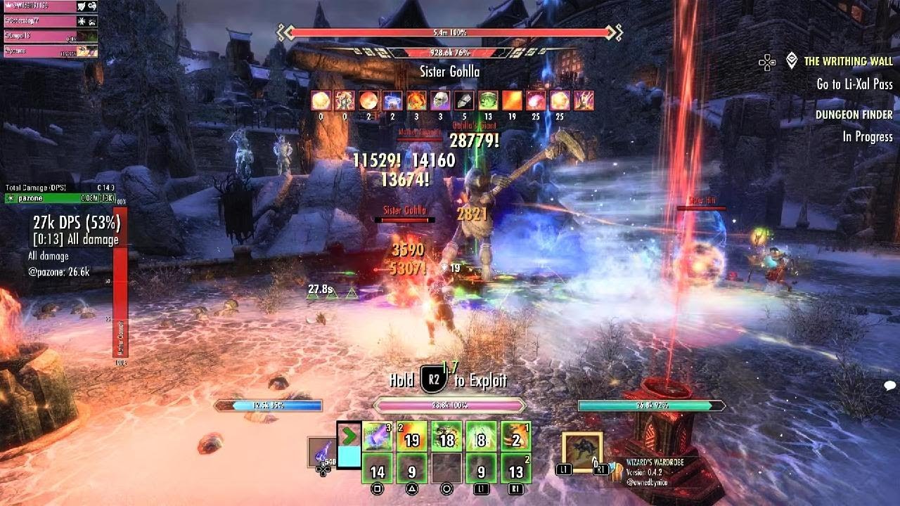 Eso Icereach trifecta dps pov